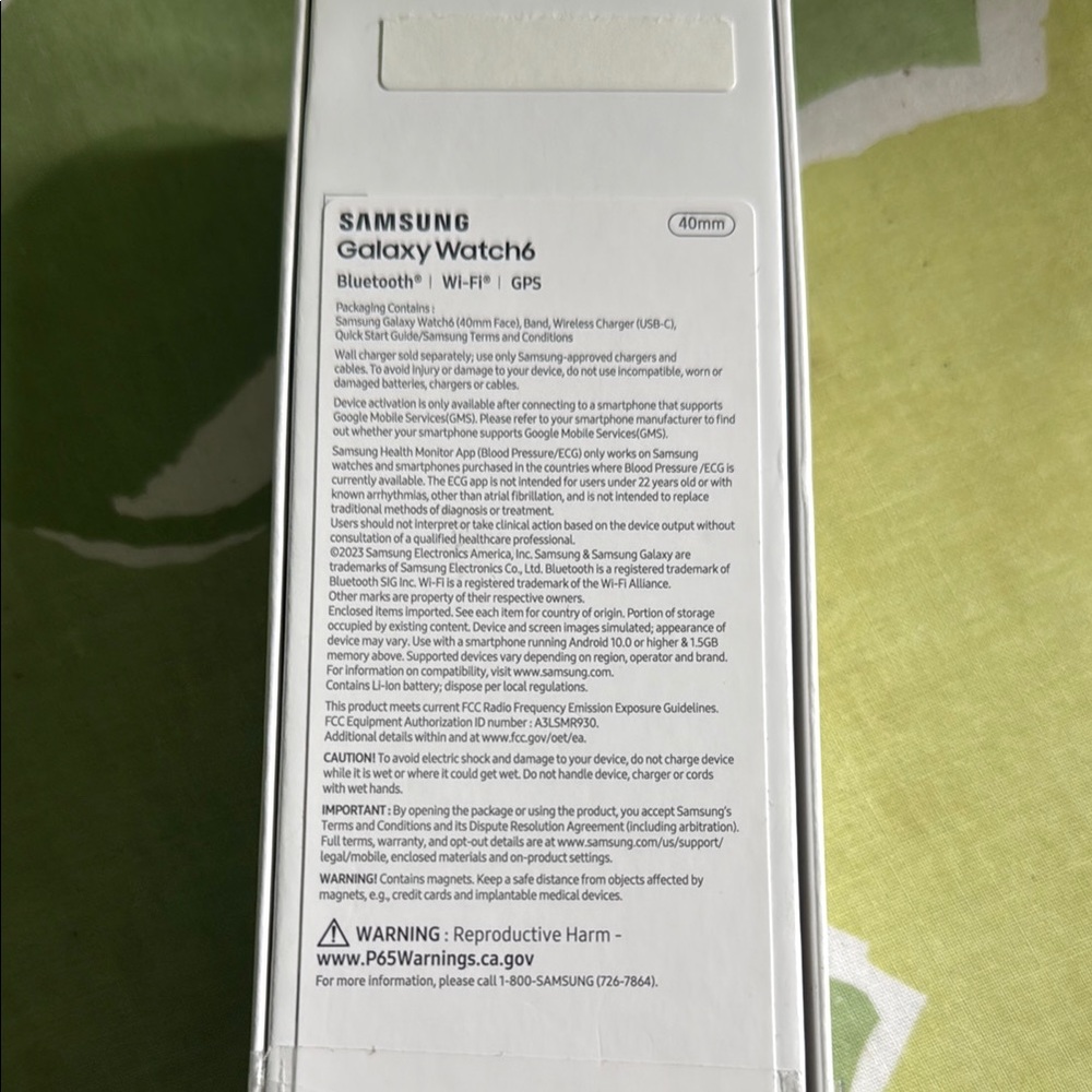 Samsung Galaxy Watch6 40mm - Elegant White